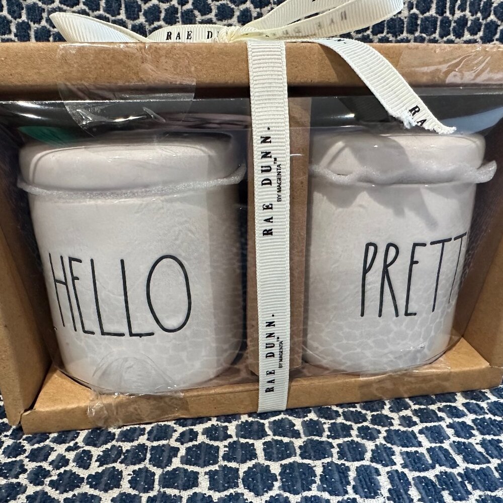 Kate Spade Set of 2 X Small Heart Knob Canisters | Hello Pretty